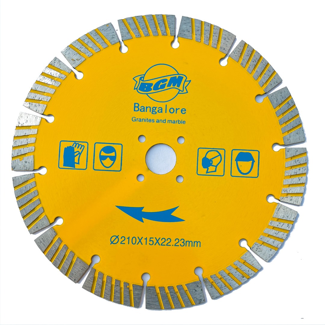8 inch Orange Dry Turbo stone Cutting Blade