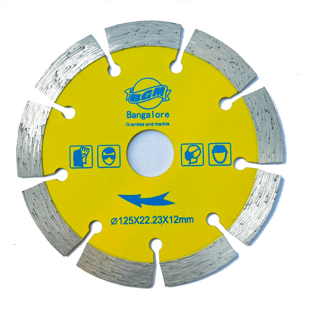 5 inch Yellow Stone Cutting Blade